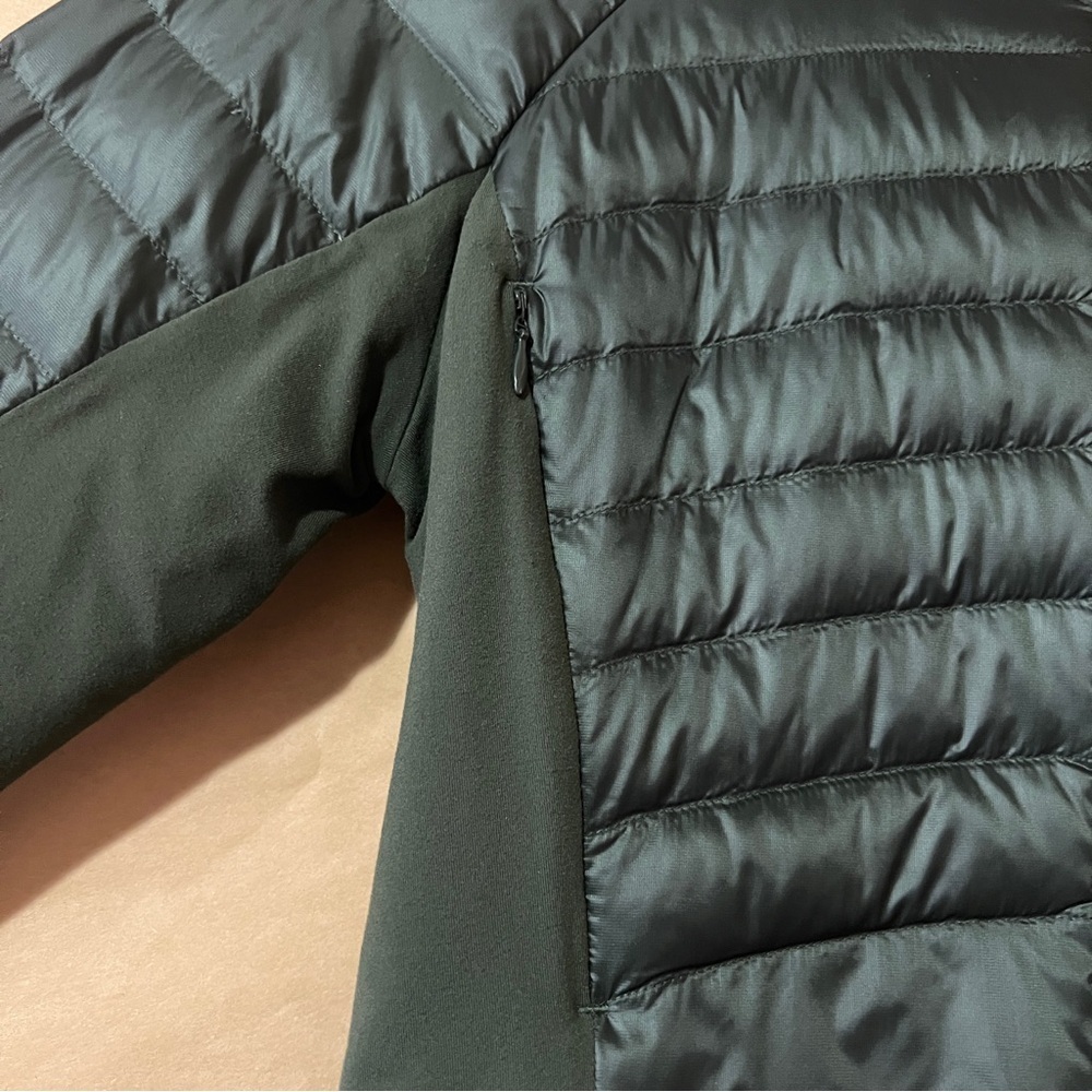 Lululemon | Down For A Run Jacket II Gator Green Zip Up Puffer Goose Down Size 6 - Picture 8 of 15